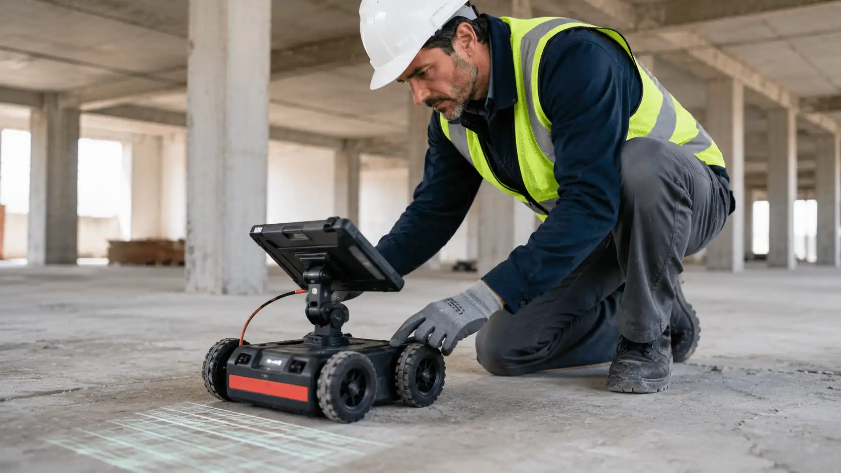 Utilisation du géoradar béton lors d'un diagnostic structurel — RS Ingénierie