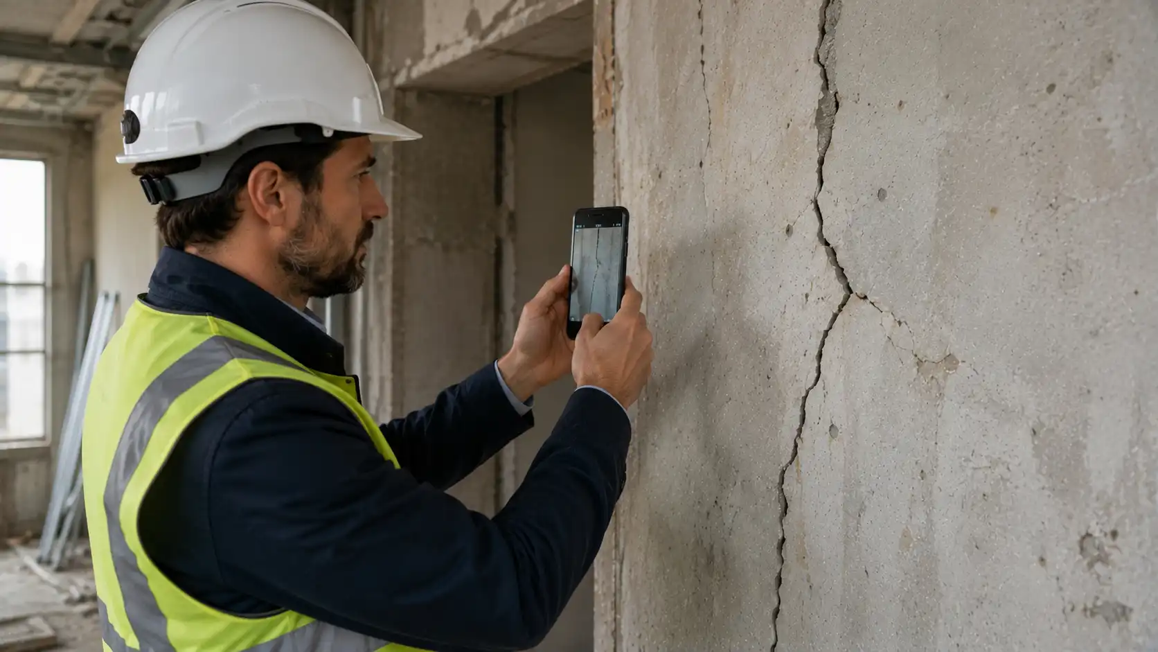 Fissure sur chantier de rénovation : quand appeler un BET ?