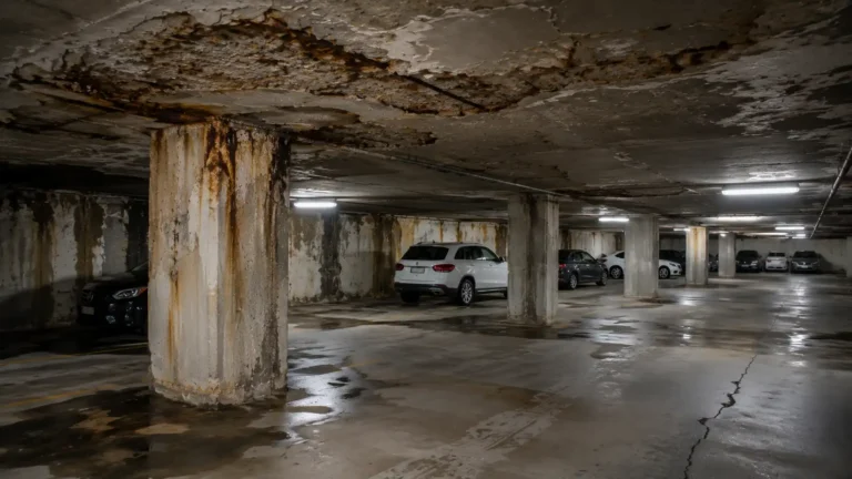 Vieillissement des parkings souterrains : les 12 pathologies les plus fréquentes