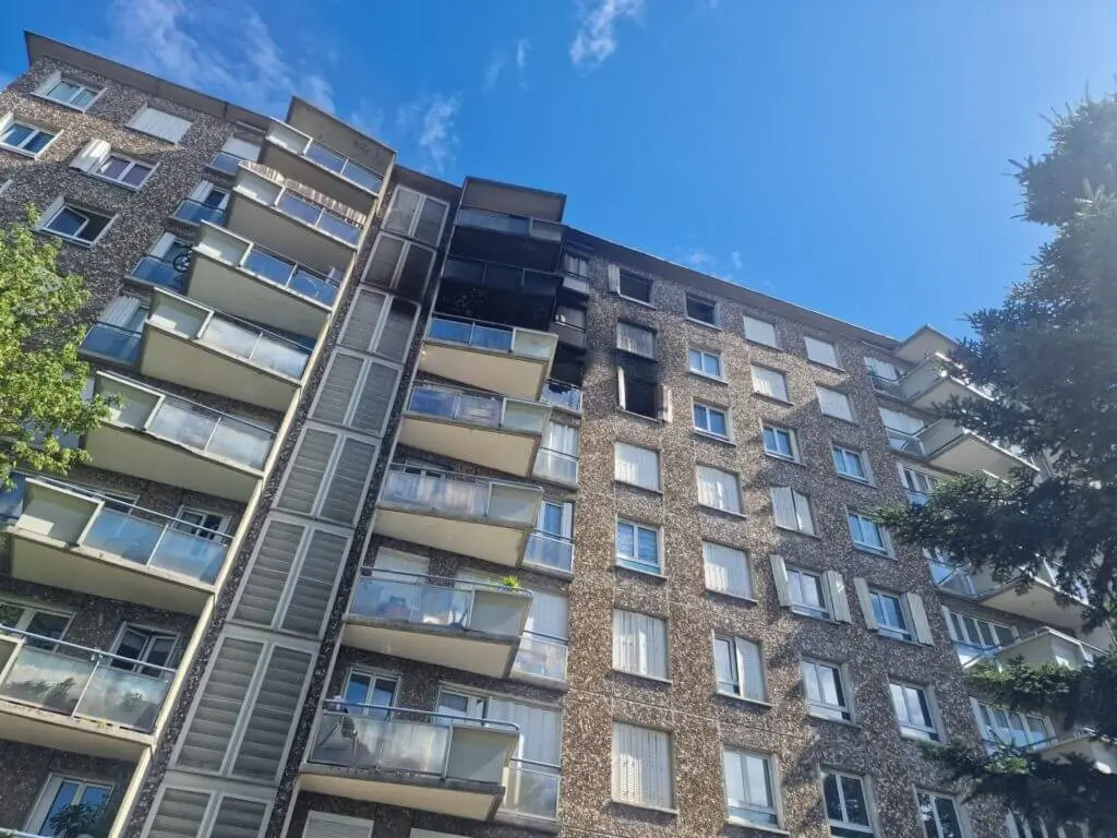 Incendie Courbevoie