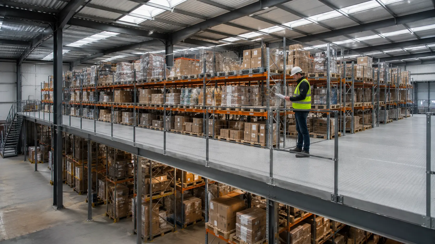 Quelle charge peut supporter une mezzanine industrielle ?