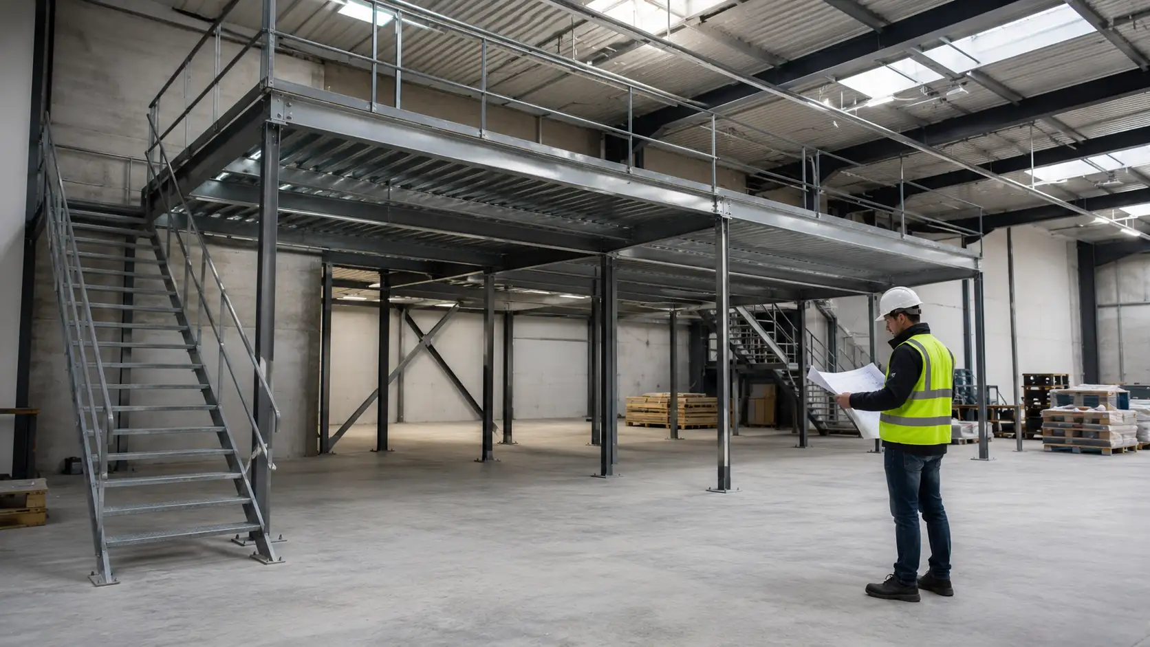 Mezzanine industrielle : étude structurelle et diagnostic — guide complet